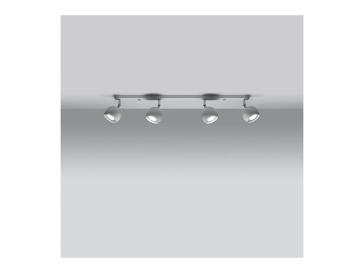 Plafonnier Oculus 4L blanc