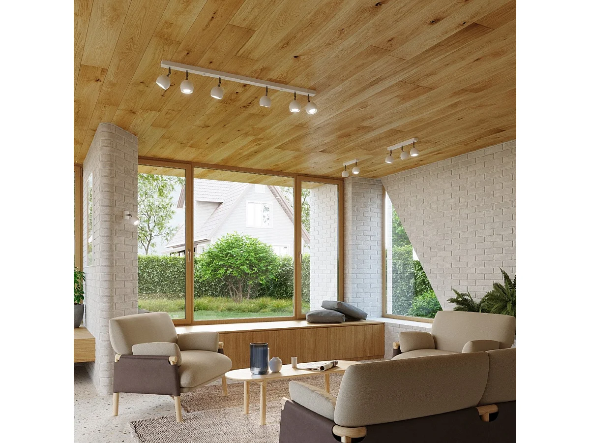 Plafonnier Oculus 4L blanc