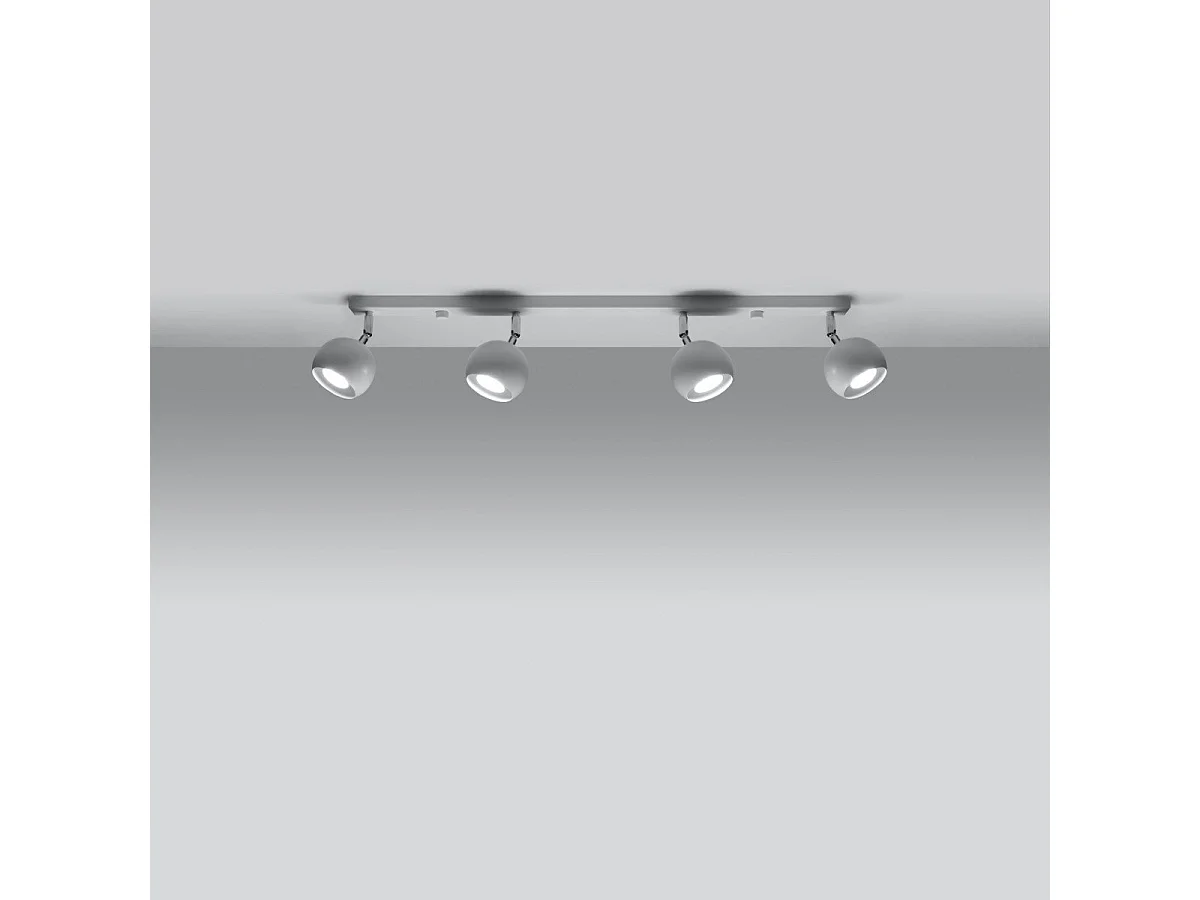 Plafonnier Oculus 4L blanc