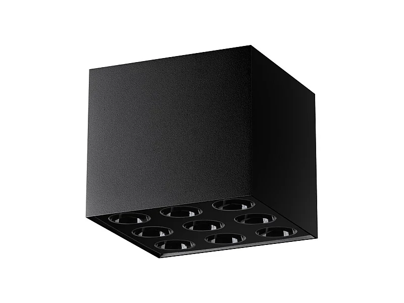 Plafonnier Omega noir LED