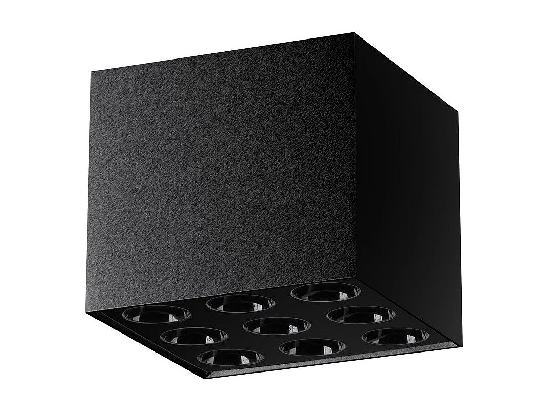 Plafonnier Omega noir LED