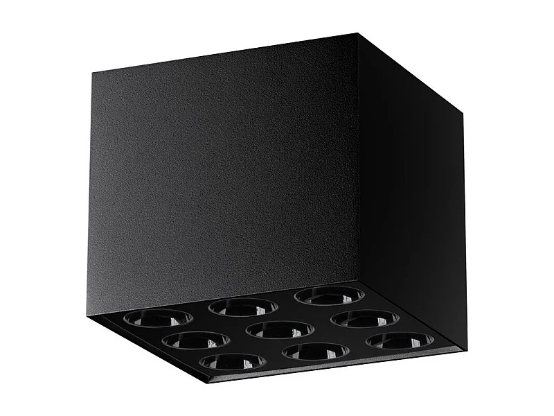 Plafonnier Omega noir LED