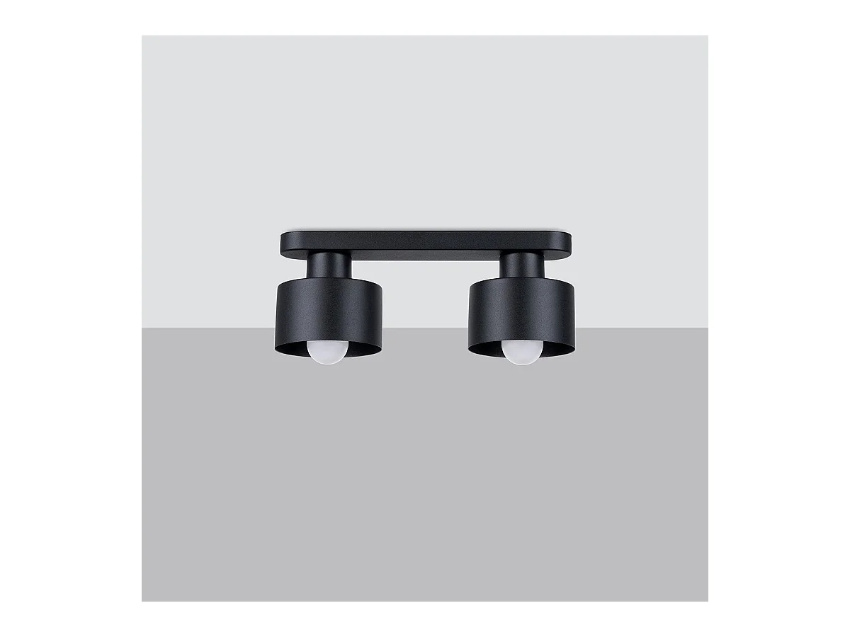 Plafonnier Savitar 2 noir