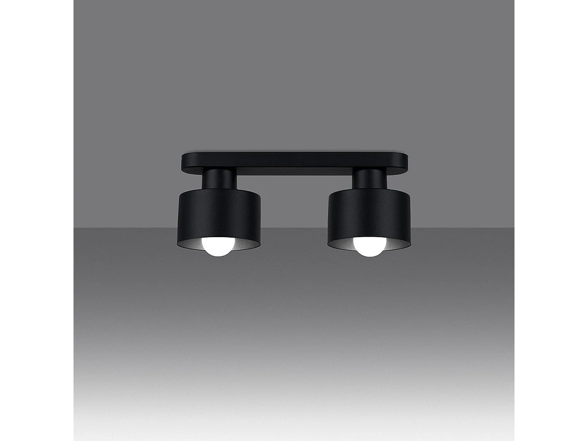Plafonnier Savitar 2 noir