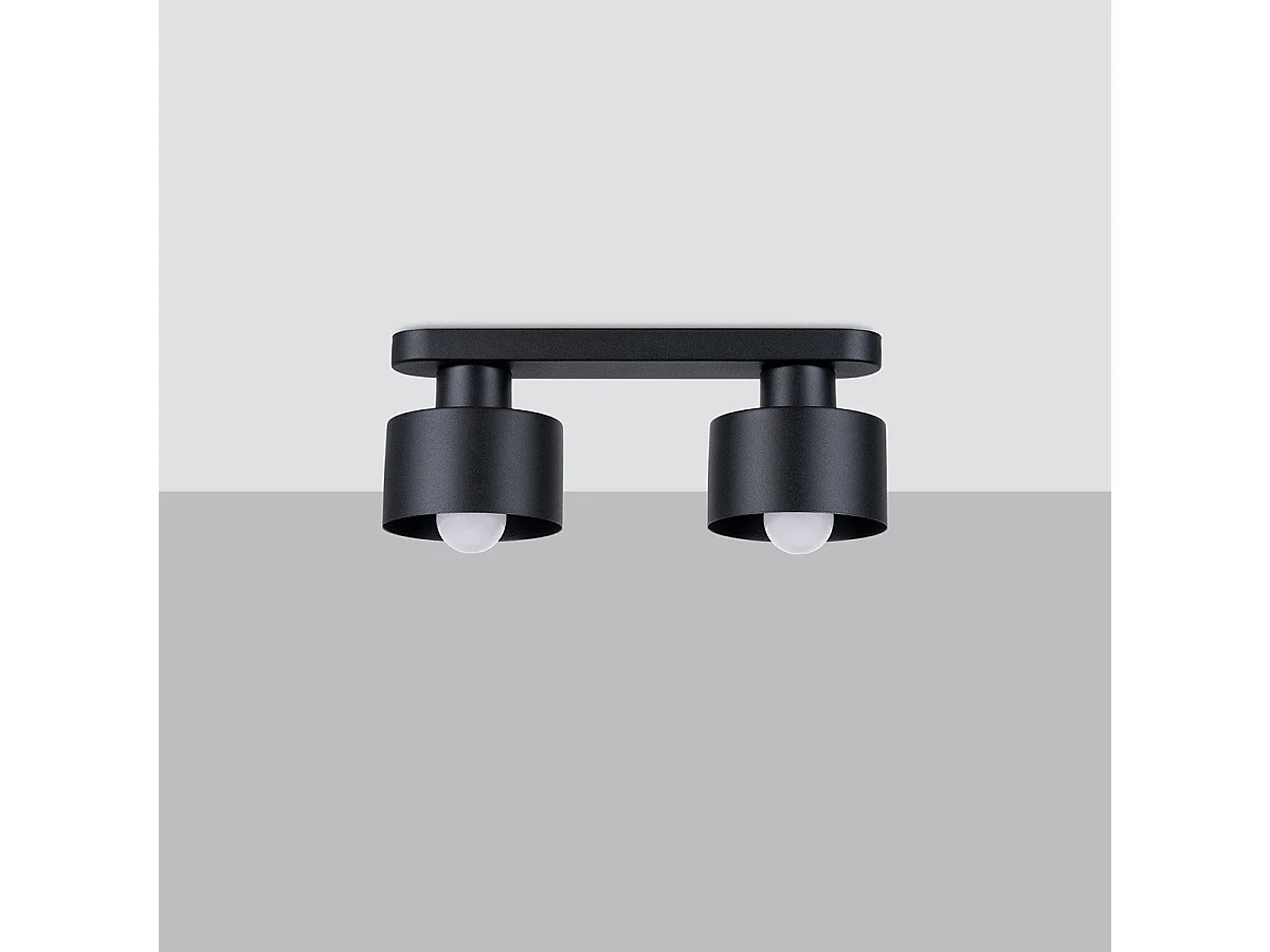 Plafonnier Savitar 2 noir