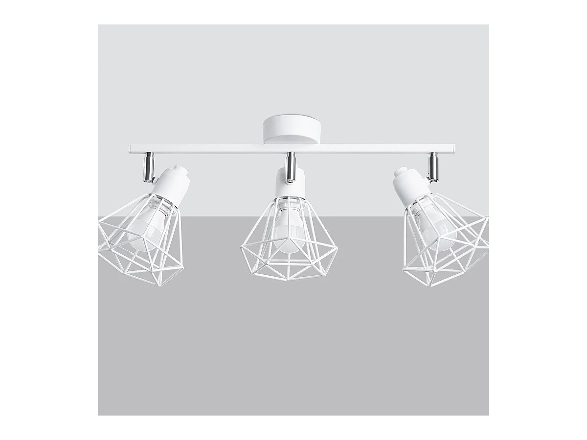 Plafonnier Glisandor 3 blanc