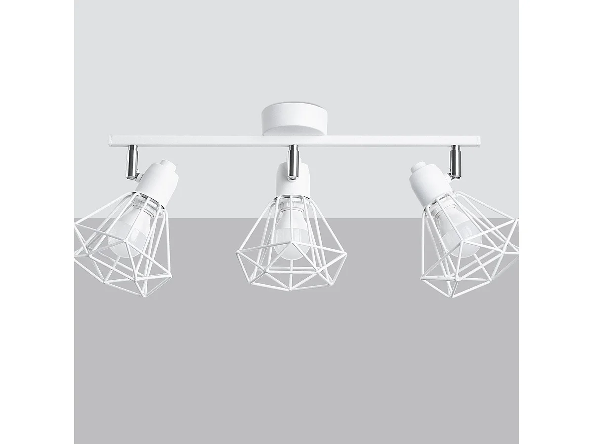 Plafonnier Glisandor 3 blanc