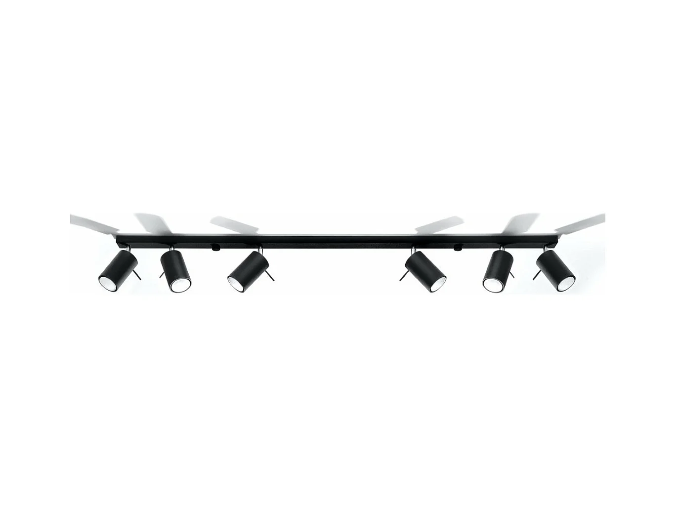 Plafonnier Lysandra 6L noir