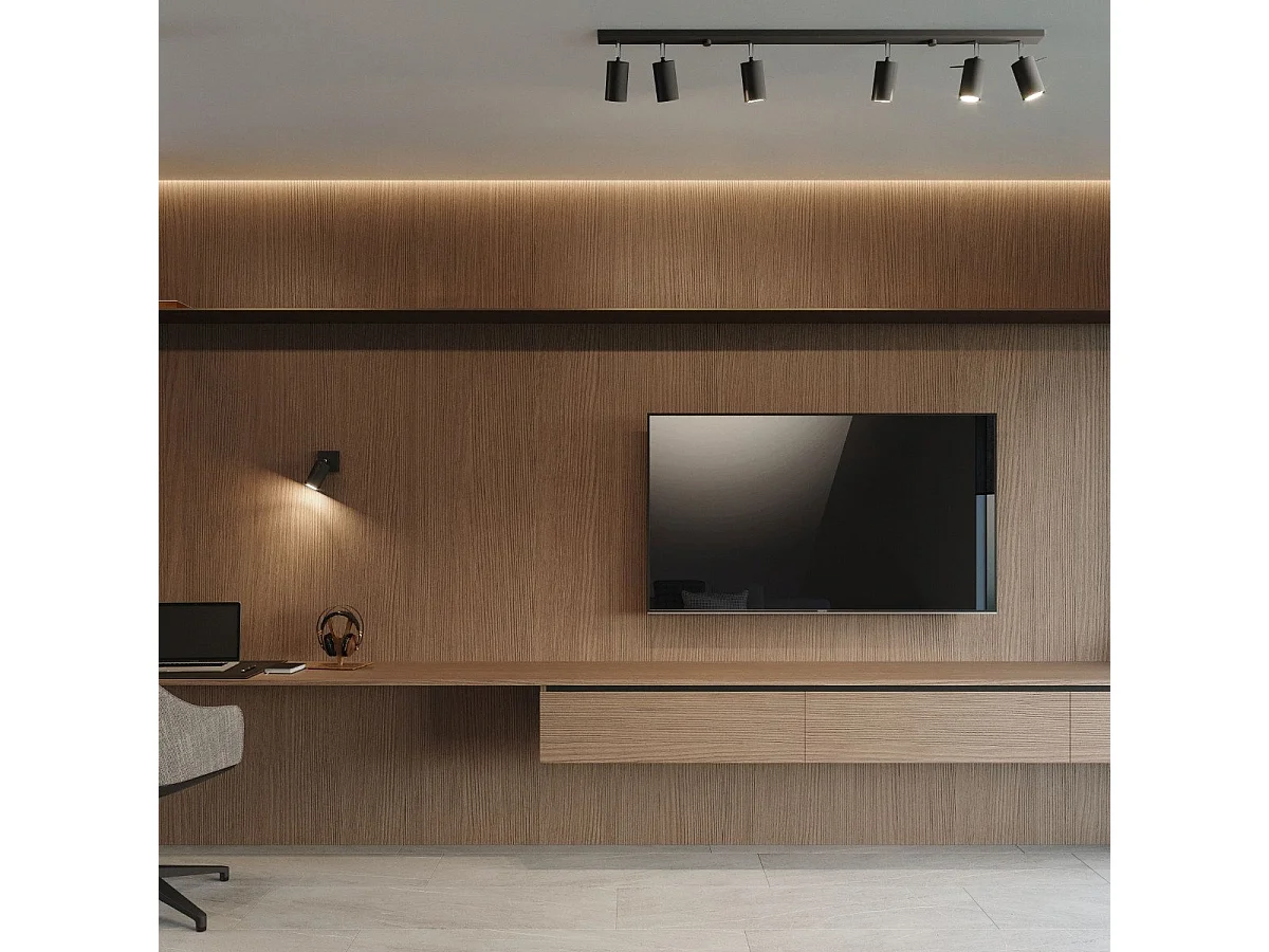 Plafonnier Lysandra 6L noir