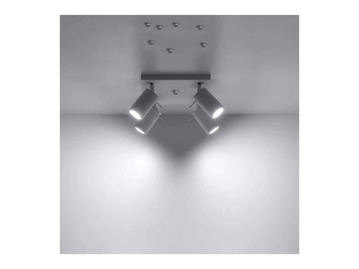 Plafonnier Lysandra 4 blanc