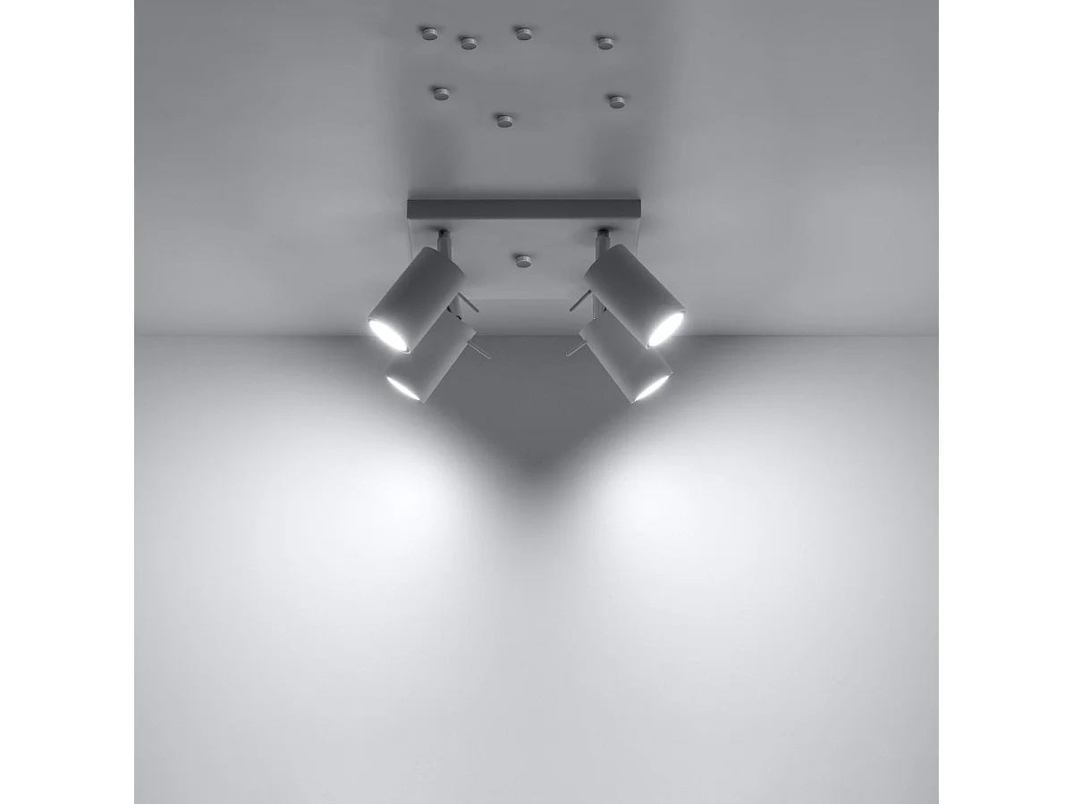 Plafonnier Lysandra 4 blanc