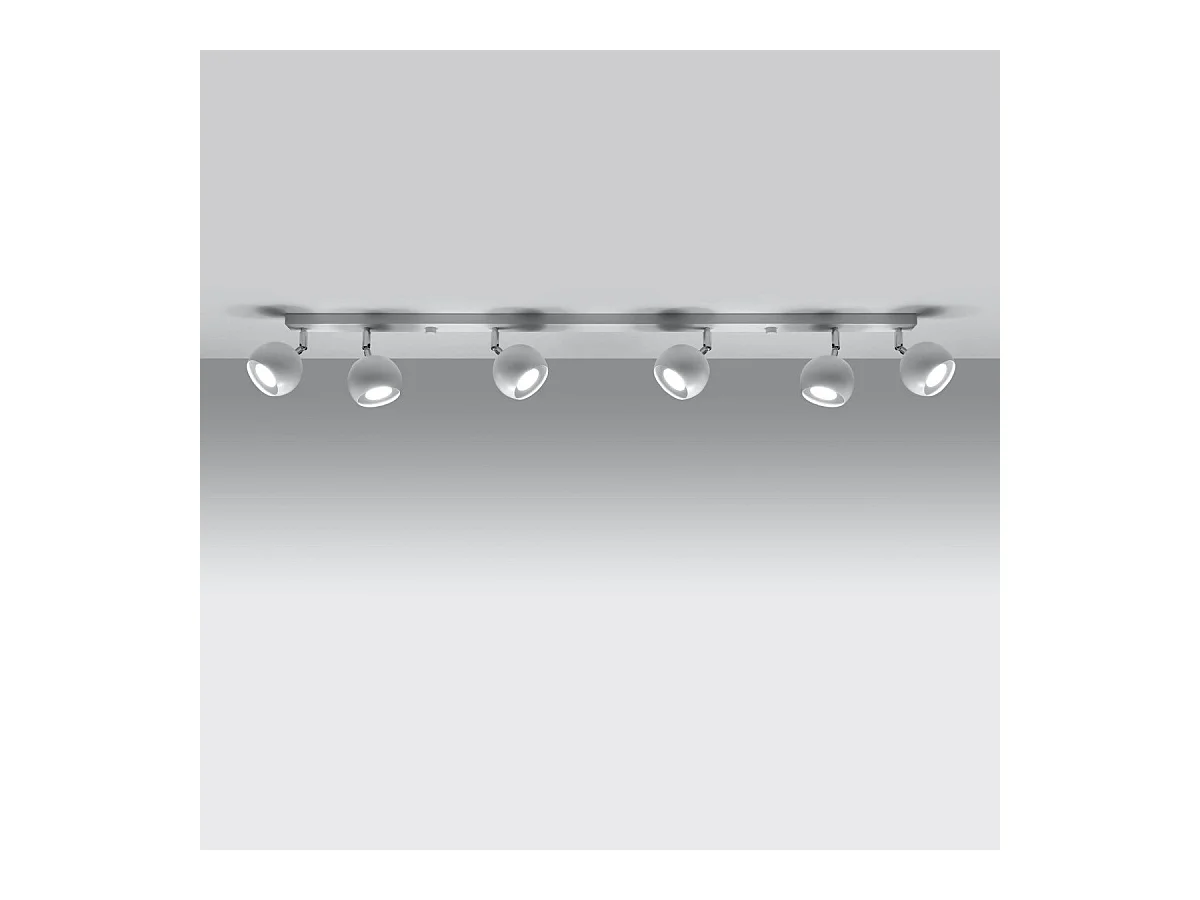 Plafonnier Oculus 6L blanc