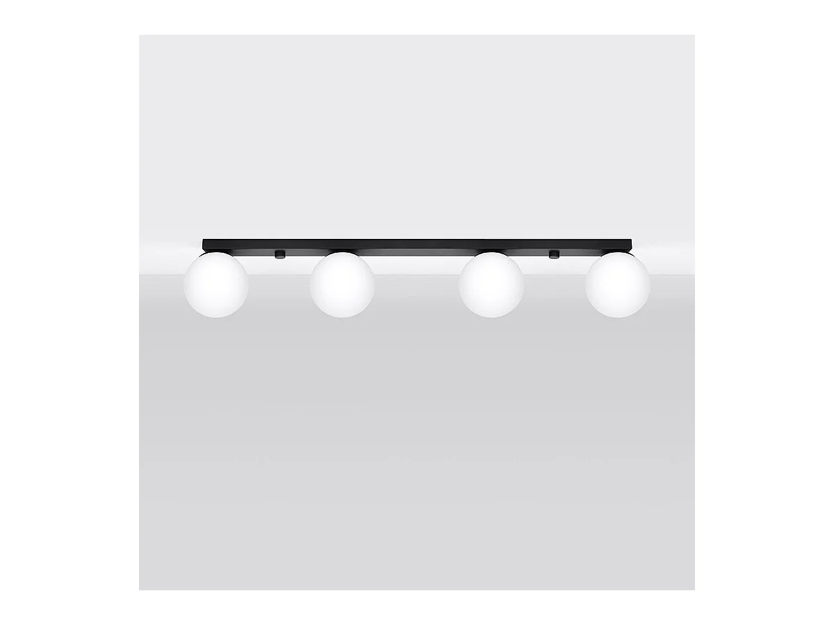 Plafonnier Seraphine 4 noir