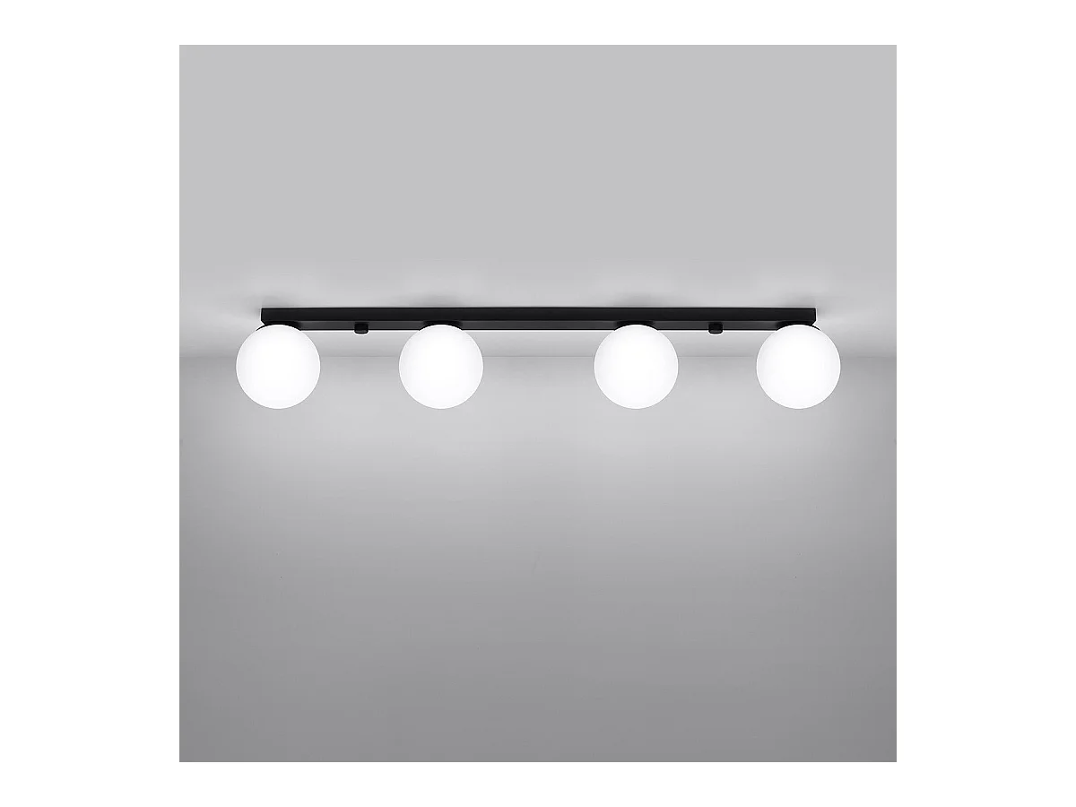 Plafonnier Seraphine 4 noir