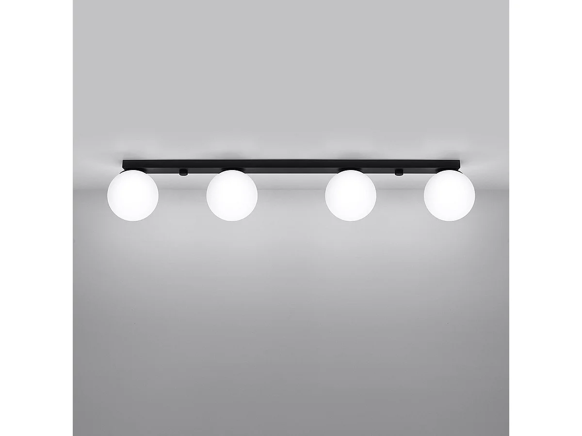 Plafonnier Seraphine 4 noir