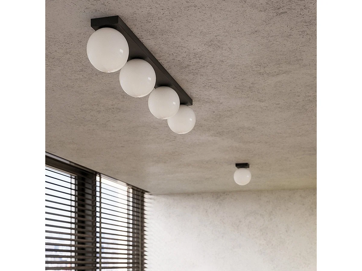 Plafonnier Seraphine 4 noir