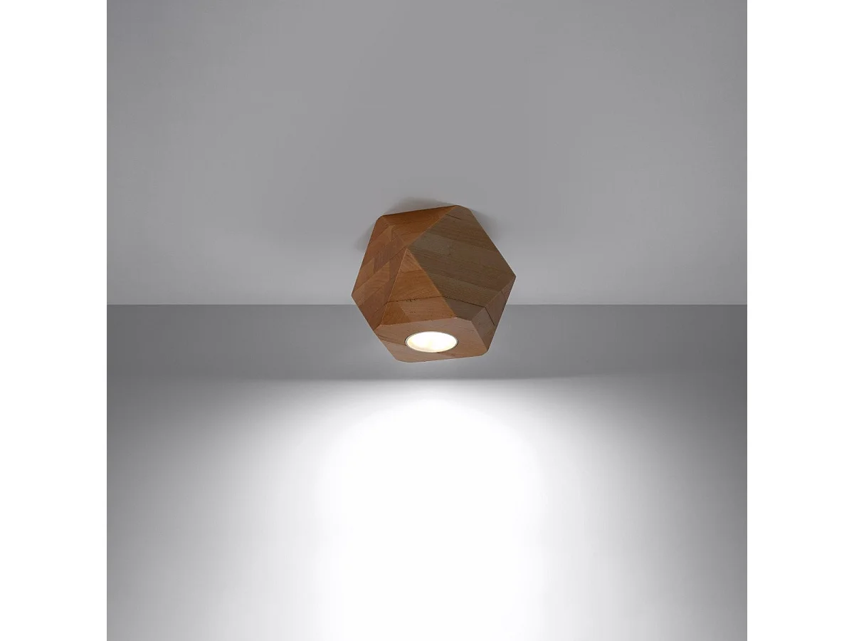 Plafonnier Taina 1 bois naturel