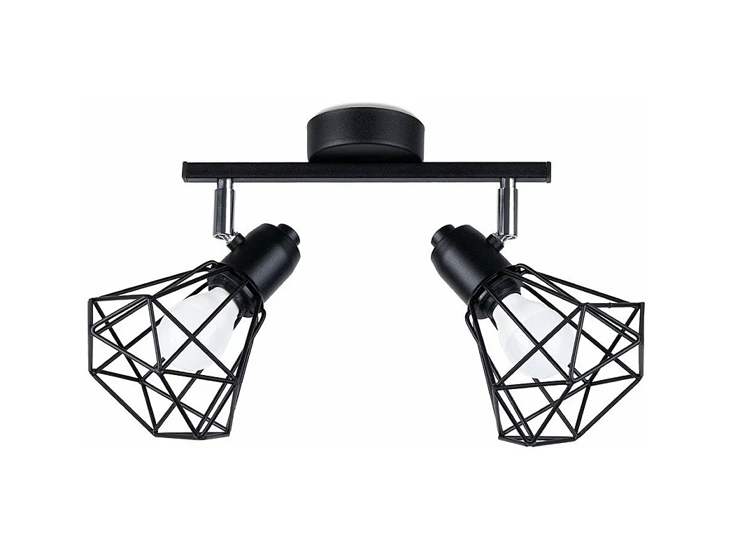 Plafonnier Glisandor 2 noir