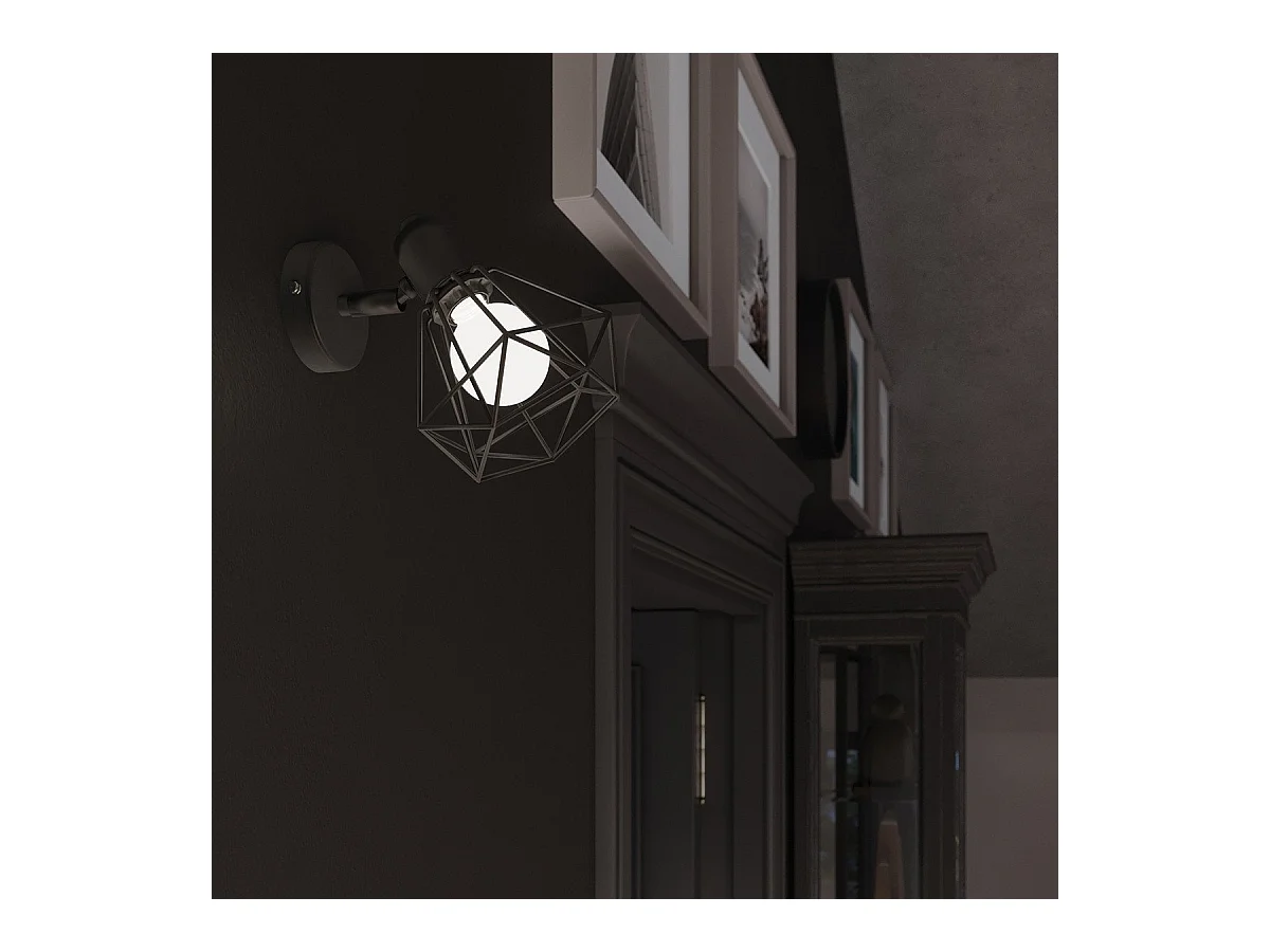 Plafonnier Glisandor 2 noir