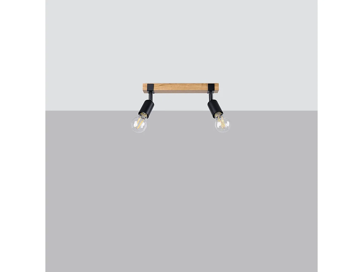 Plafonnier Naos 2 noir