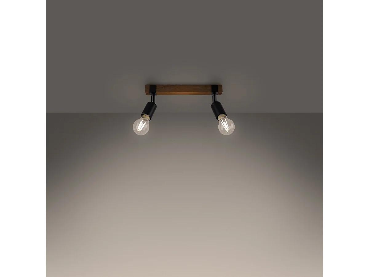 Plafonnier Naos 2 noir