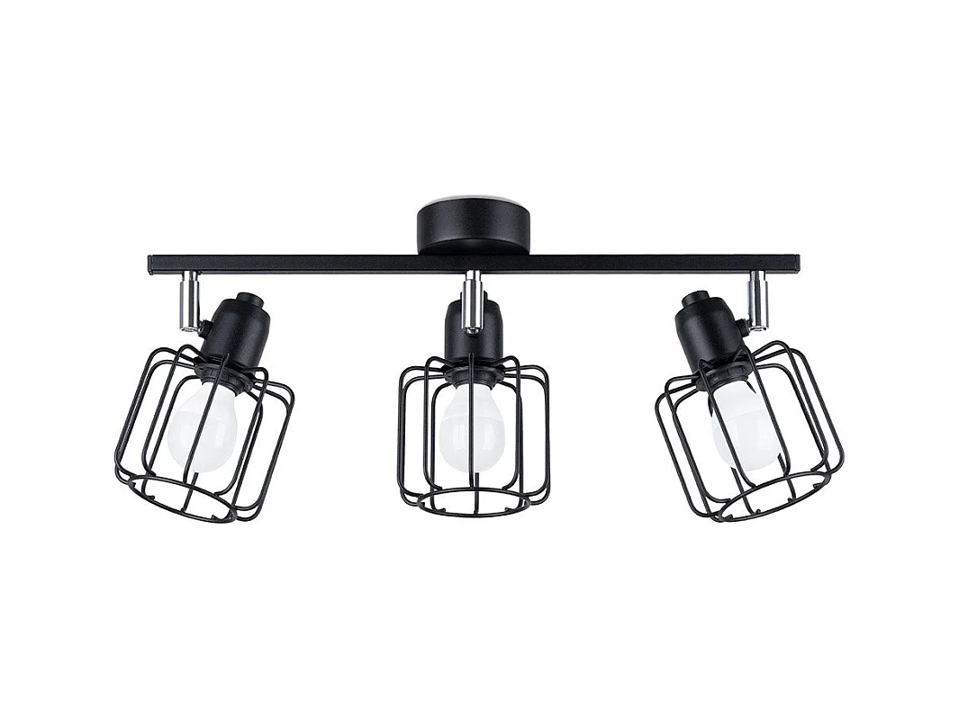 Plafonnier Cepheus 3 noir