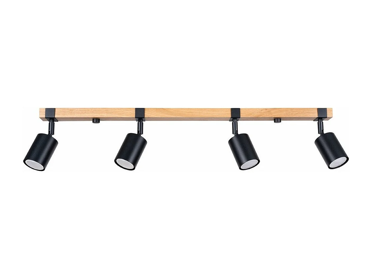 Plafonnier Flare 4L noir