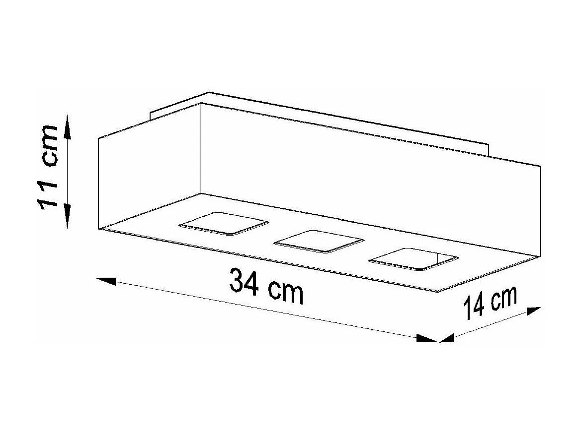 Plafonnier Monoceros 3 noir