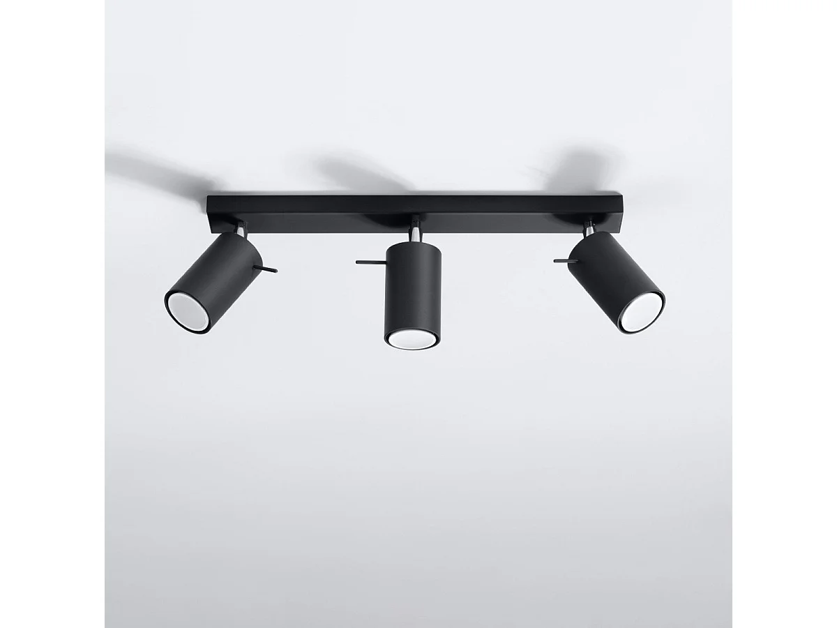 Plafonnier Lysandra 3 noir