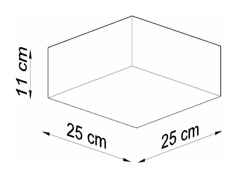 Plafonnier Horologium blanc
