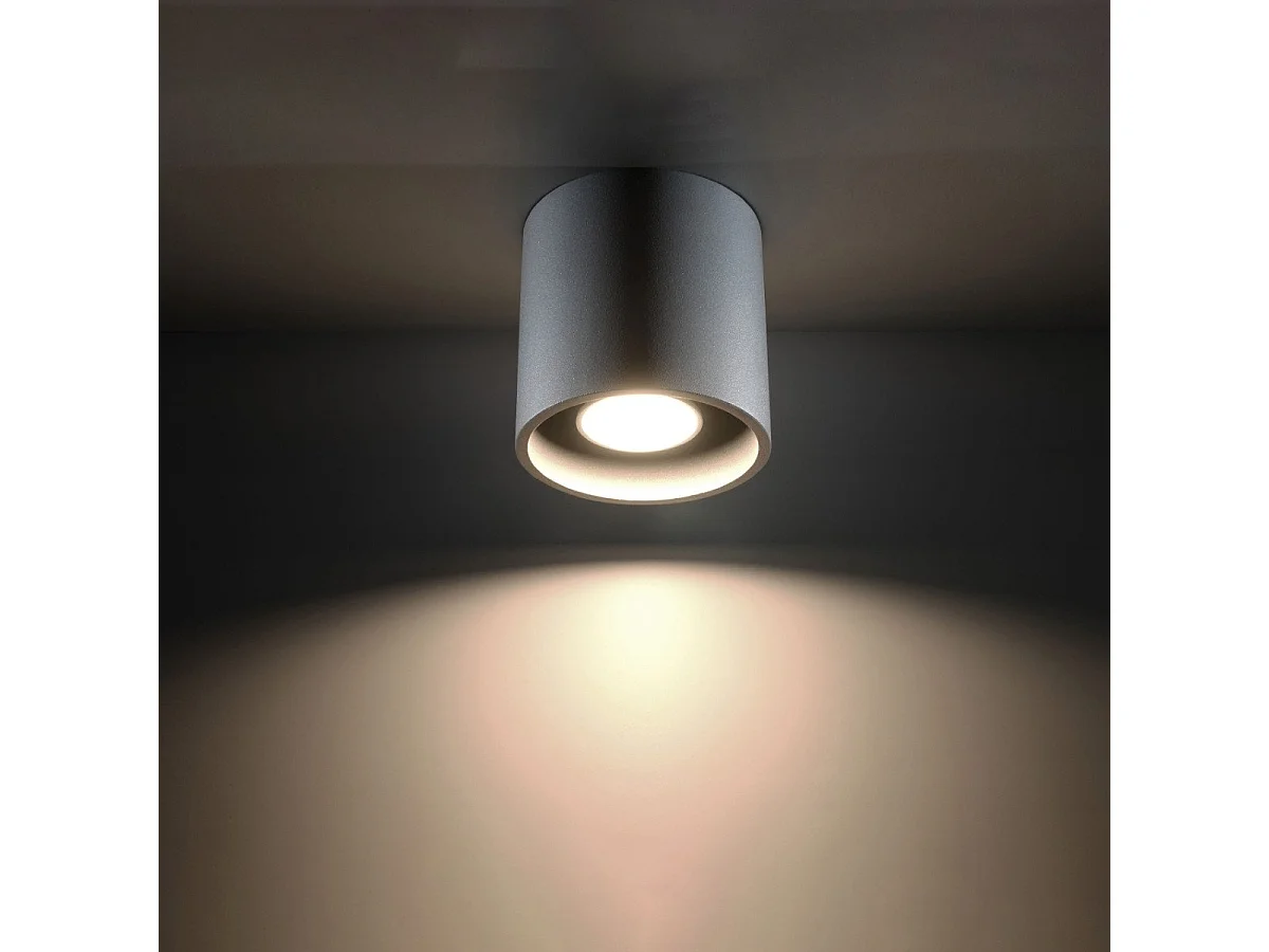 Plafonnier Orbitum 1 gris