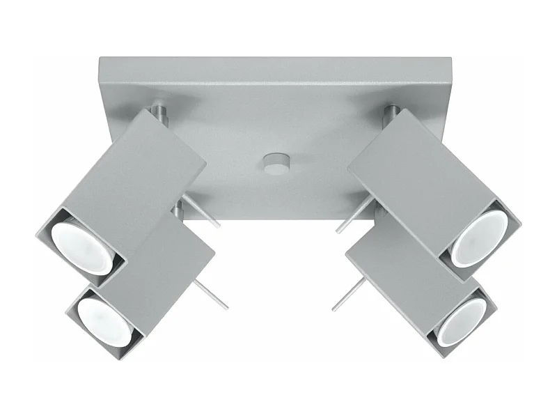 Plafonnier Radiara 4 gris