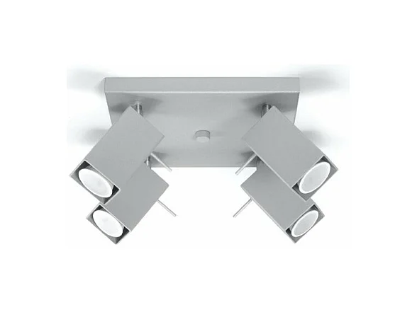 Plafonnier Radiara 4 gris