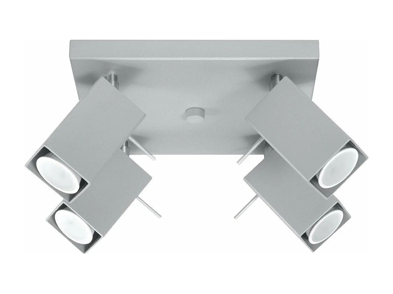 Plafonnier Radiara 4 gris