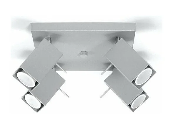 Plafonnier Radiara 4 gris