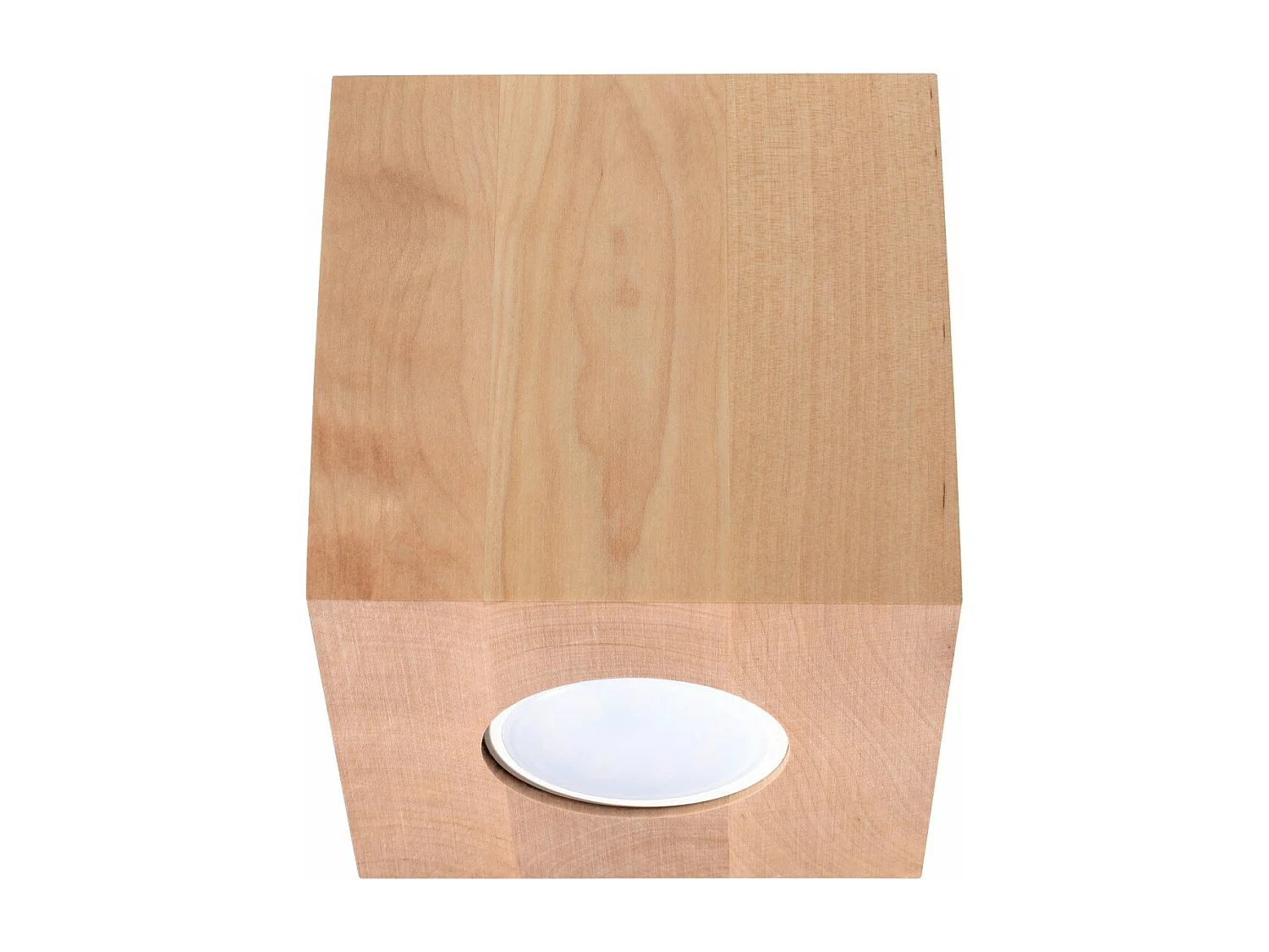 Plafonnier Quasar en bois naturel