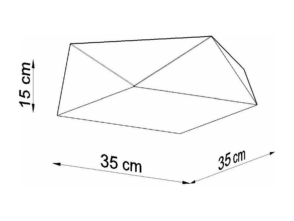 Plafonnier Hexastar 35 blanc
