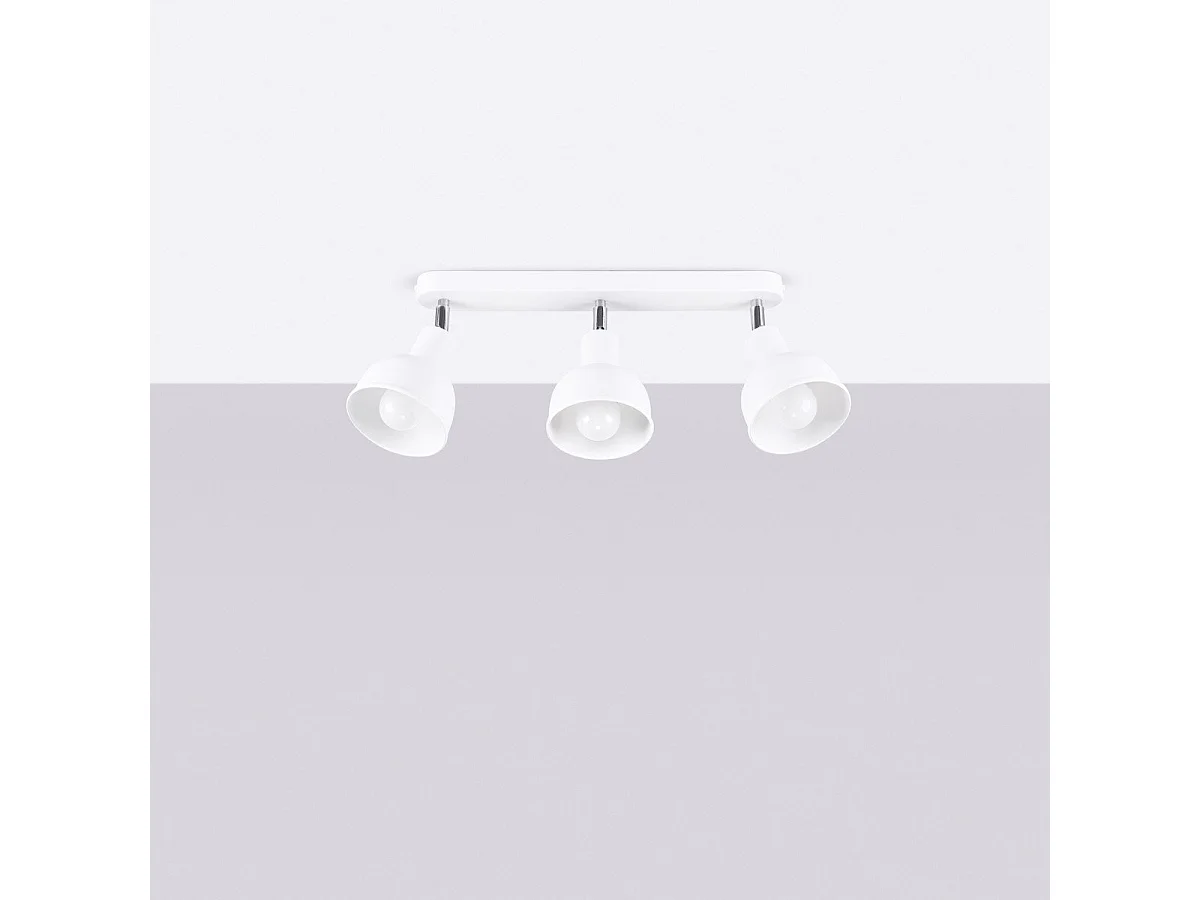 Plafonnier Elara 3 blanc