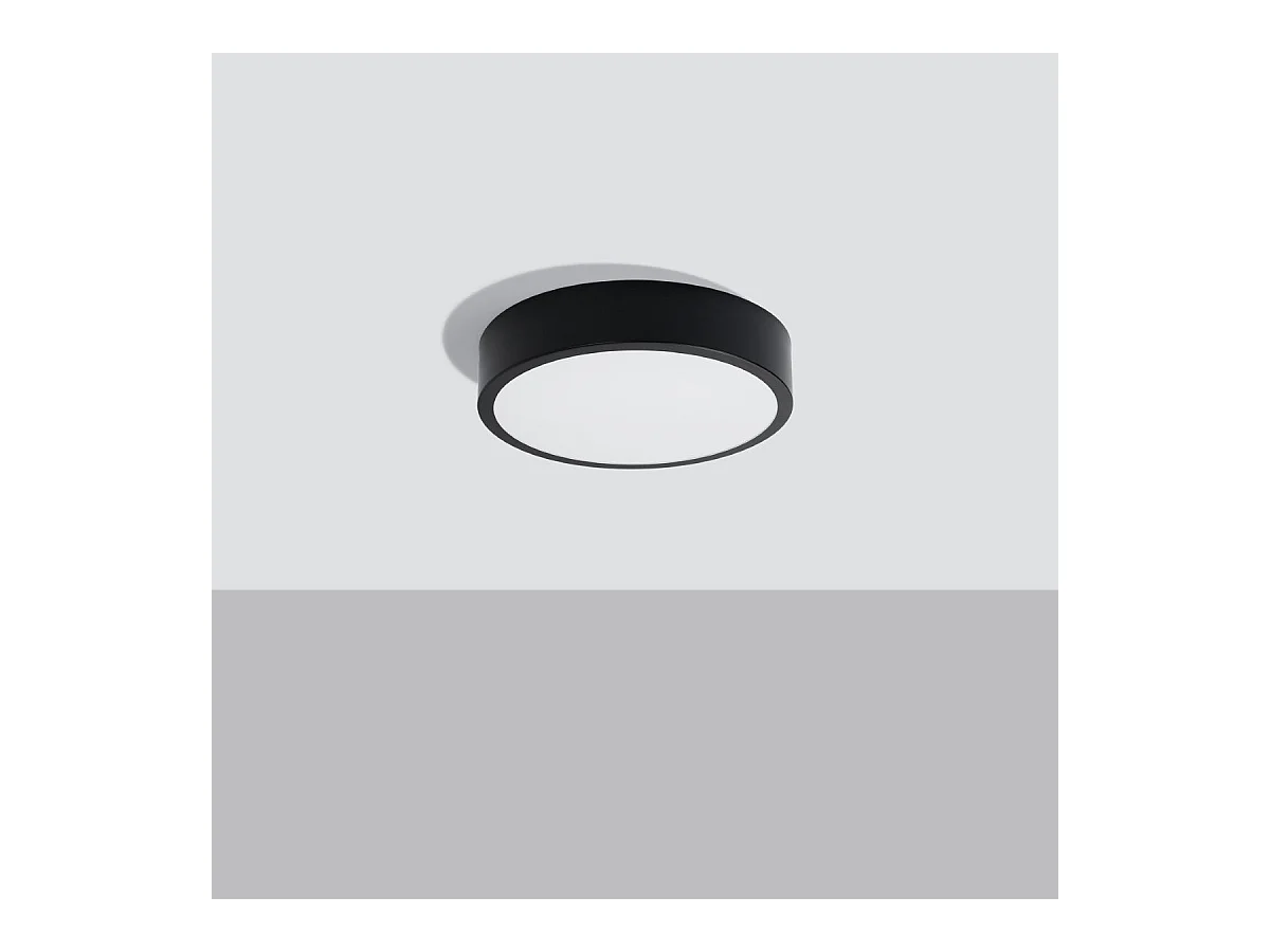 Plafonnier OnyxStar 30 noir LED 3000K