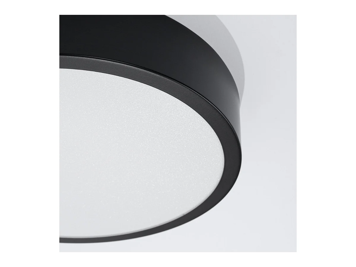 Plafonnier OnyxStar 30 noir LED 3000K