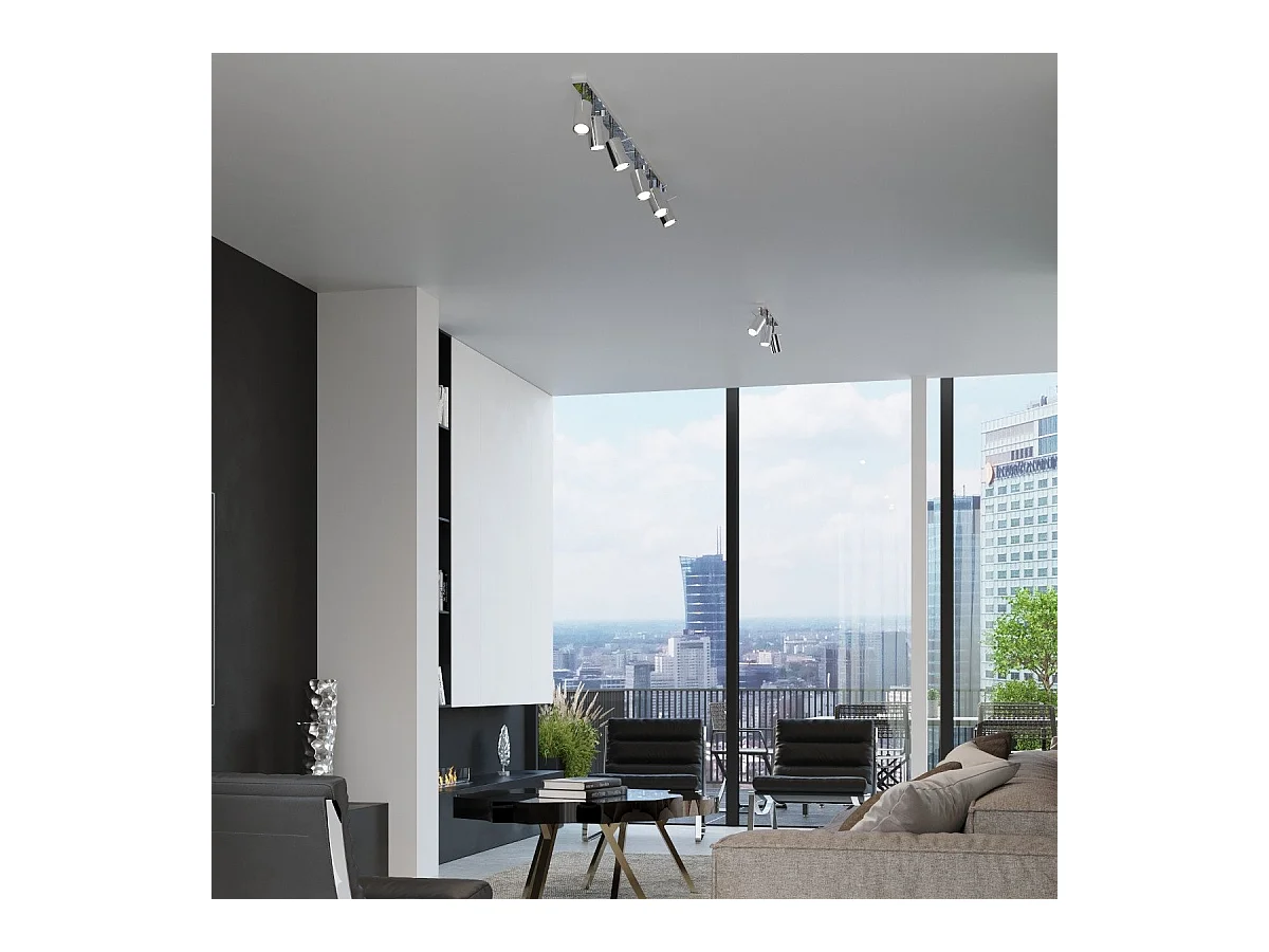 Plafonnier Lysandra 3 chromé