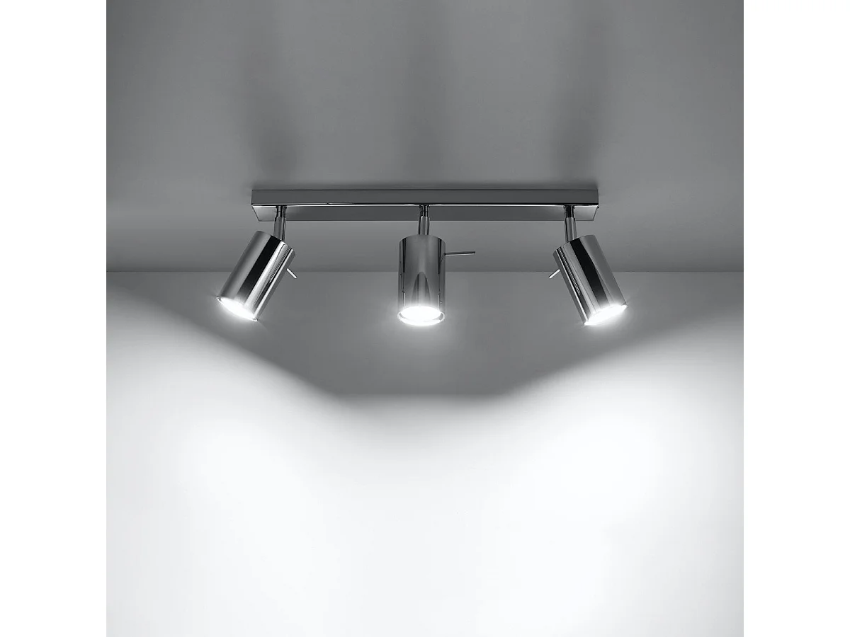 Plafonnier Lysandra 3 chromé