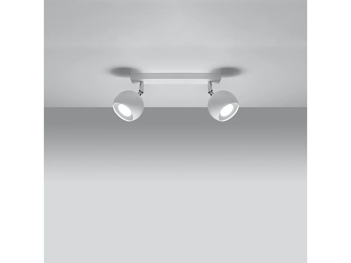 Plafonnier Oculus 2 blanc