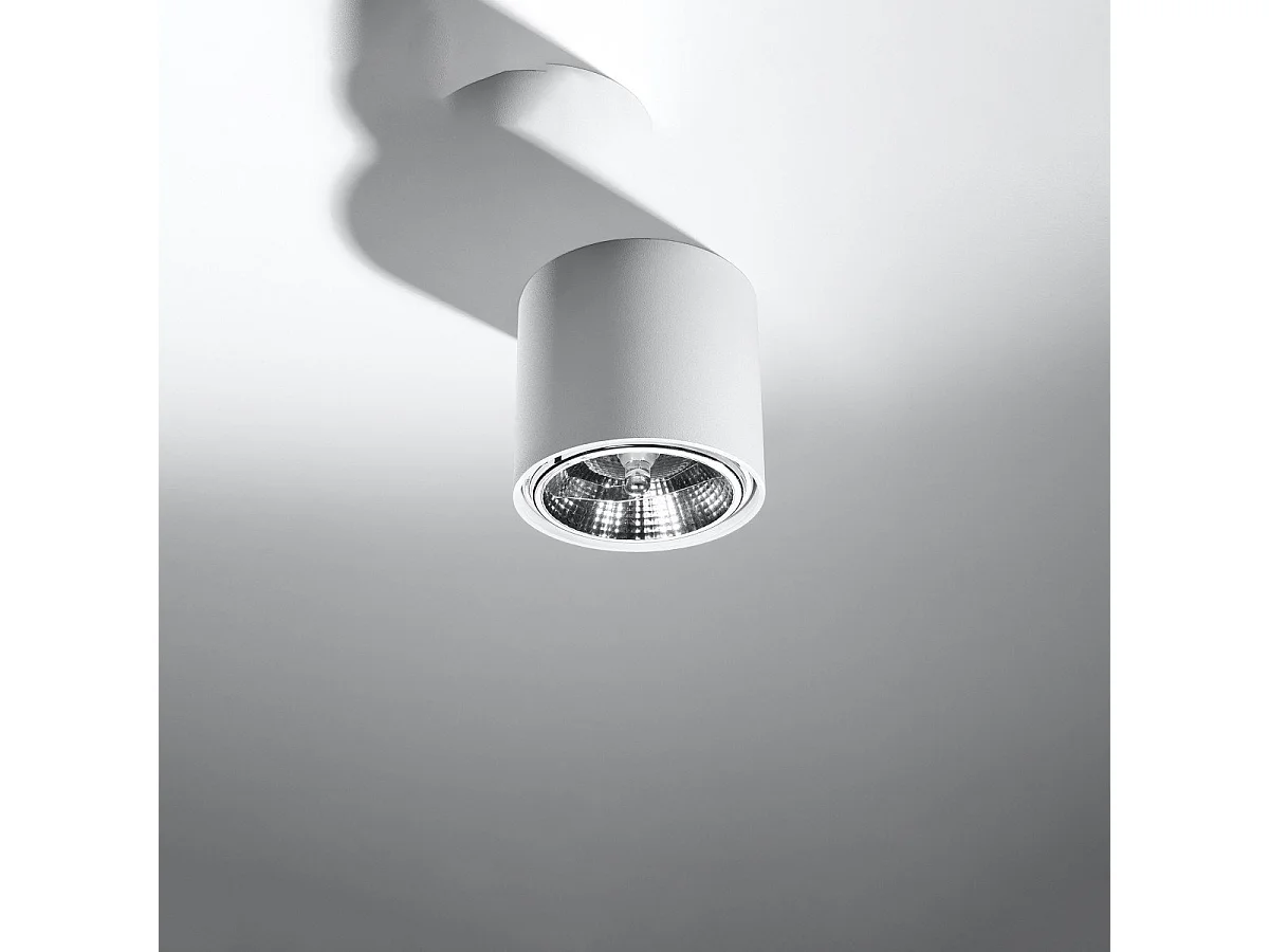 Plafonnier Clarisse blanc