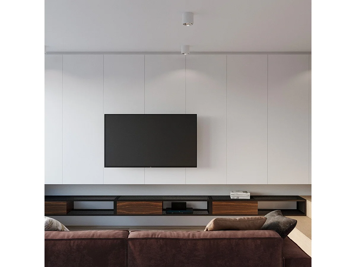 Plafonnier Clarisse blanc