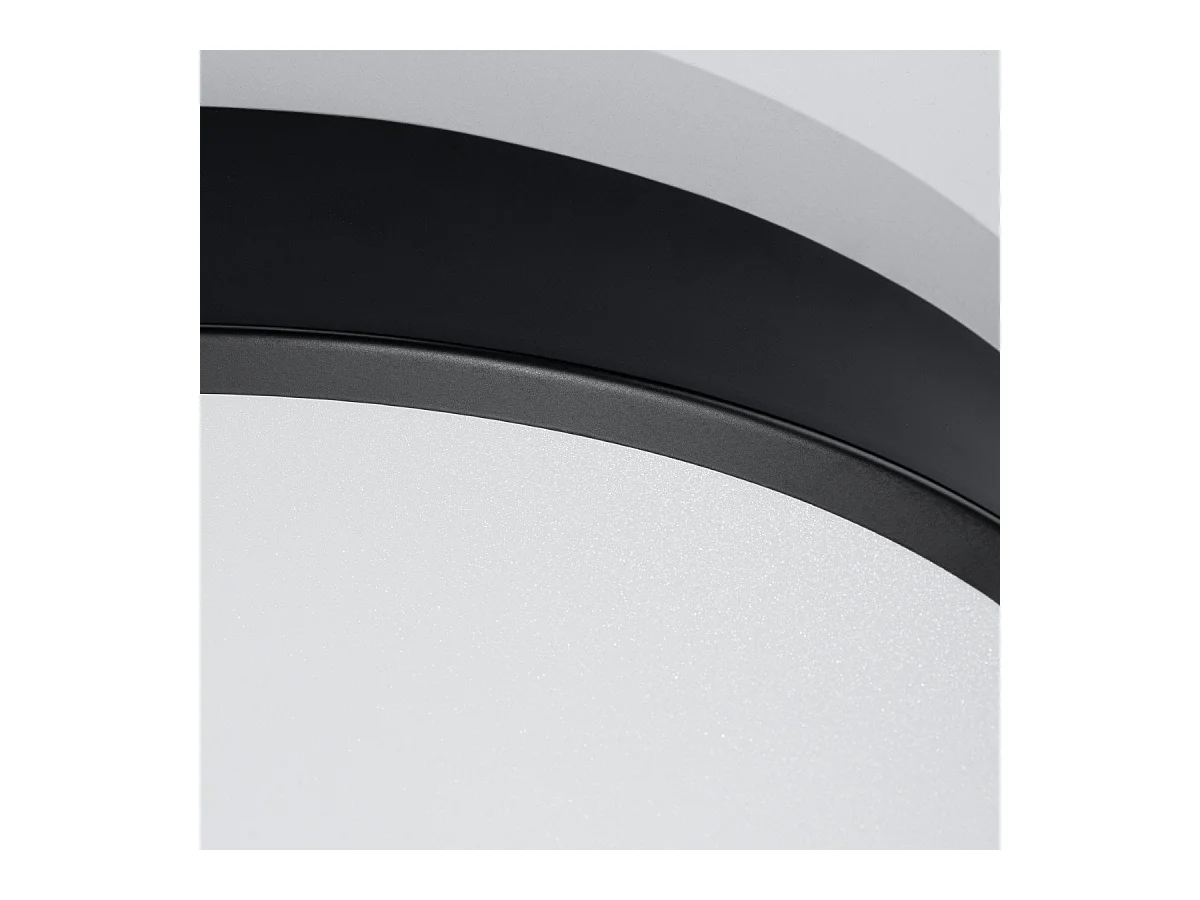 Plafonnier OnyxStar 40 noir LED 3000K