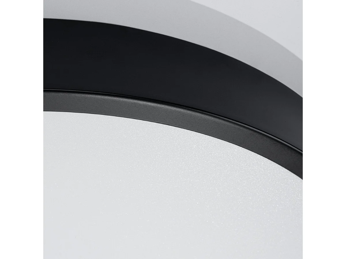 Plafonnier OnyxStar 40 noir LED 3000K