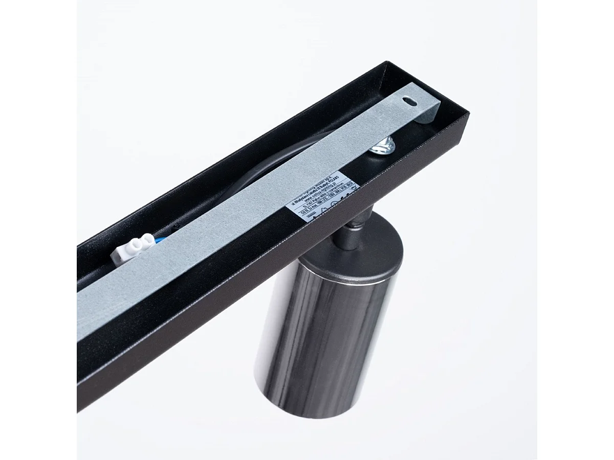 Plafonnier Vespera 2 noir-chrome