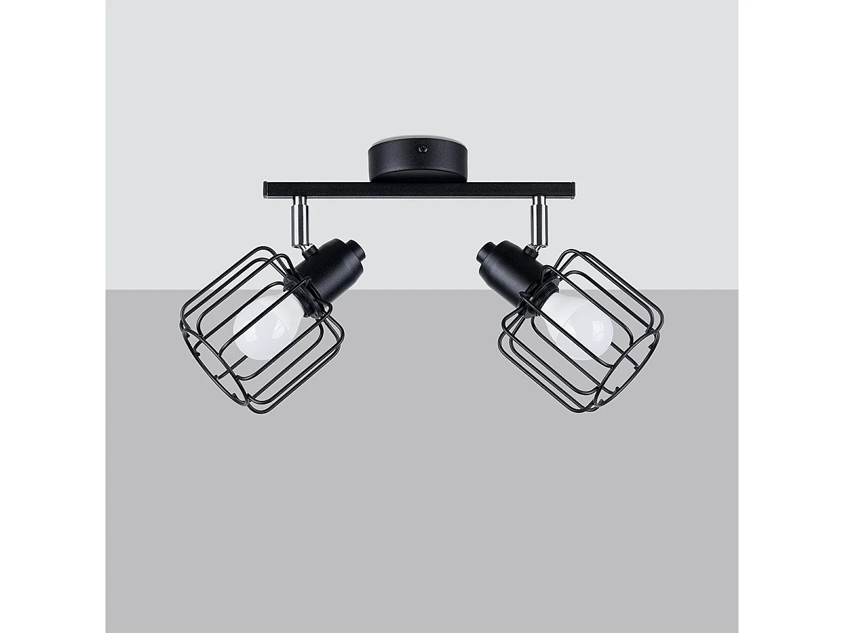 Plafonnier Cepheus 2 noir