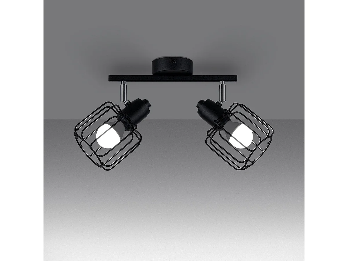 Plafonnier Cepheus 2 noir